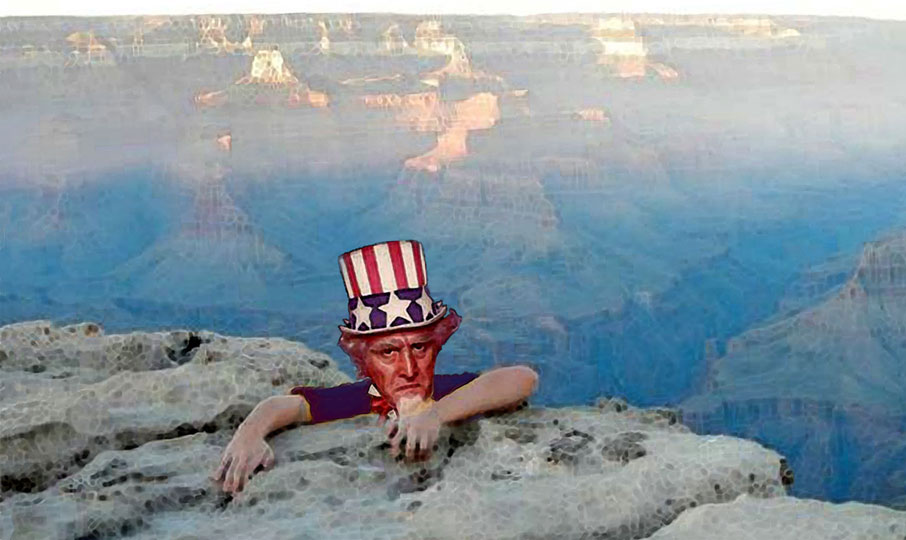 Will Uncle Sam hang on or go over the fiscal cliff?