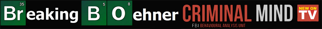 BREAKING BOEHNER CRIMINAL MIND series announced.