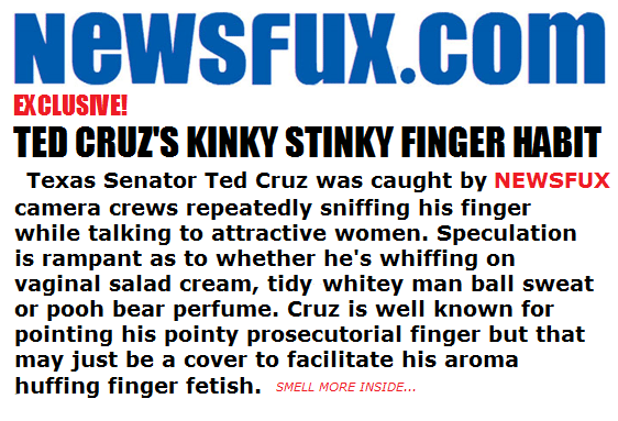 Newsfux on Ted Cruz.