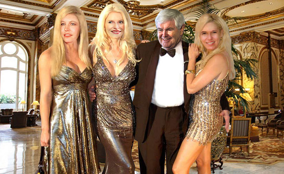 Gingrich family reunion.