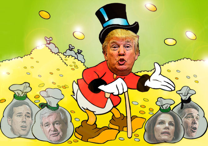 Trumpduck buys Republican Party.