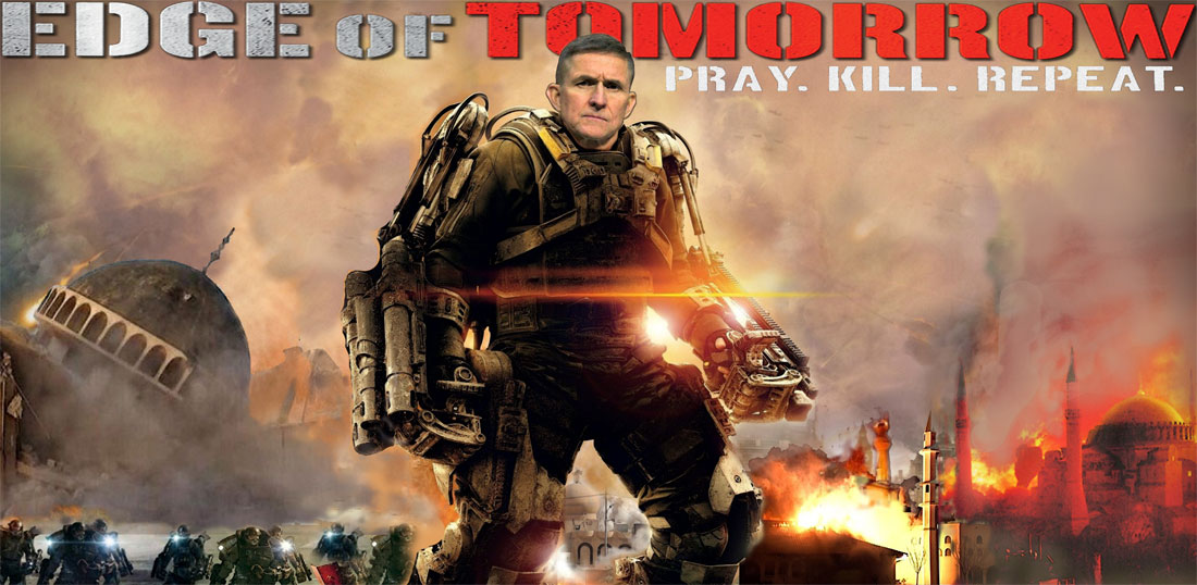 EDGE OF TOMORROW - PRAY. KILL. REPEAT.