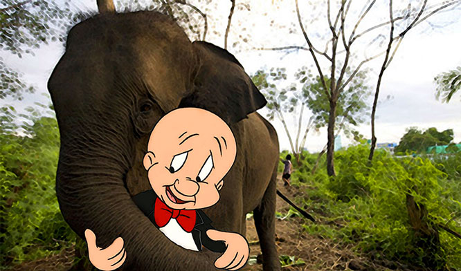 The era of cartoon conservatives.