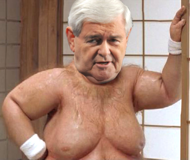 Gingrich became wealthy after being run out of Congress for ethics violations.