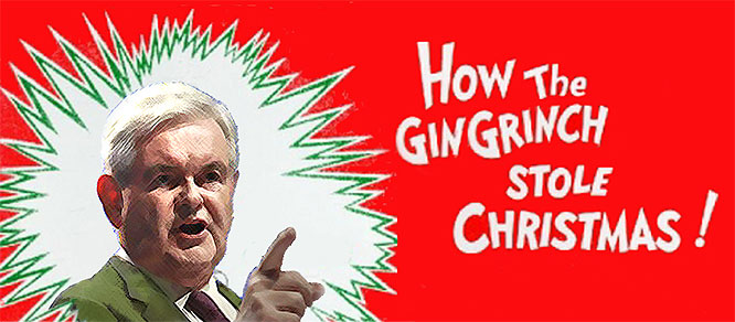 Gingrich says poor children need to develop the habit of scrubbing toilets for rich kids.