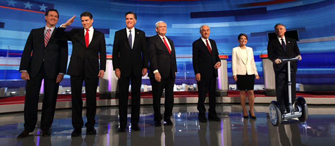 Huntsman back in final Iowa debate.
