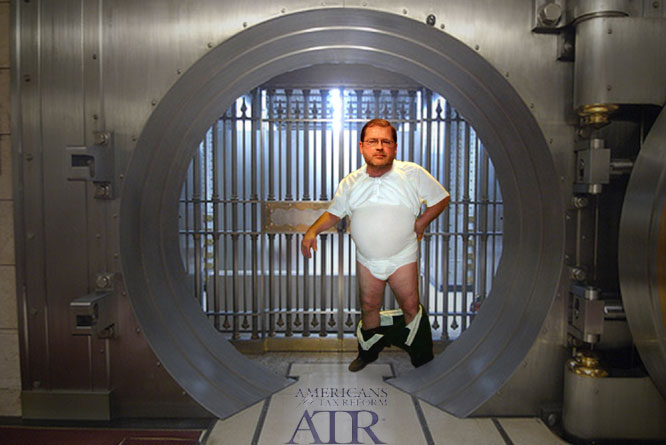 Grover Norquist heads Congressional extortion efforts for superrich.