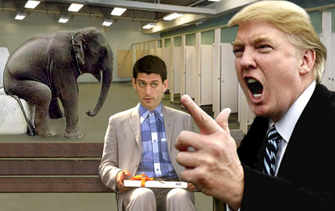 Trump dumps
      on GOP budget plan!