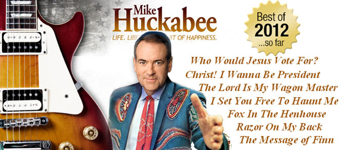Huckabee is the first candidate to release his record on CD.