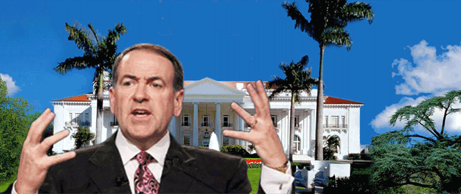 Mike Huckabee owns a $2.2 million White House.