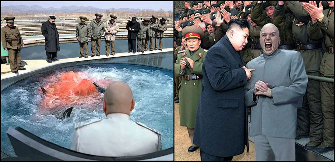 Photo shows Dr. Evil is now working for North Korea.
