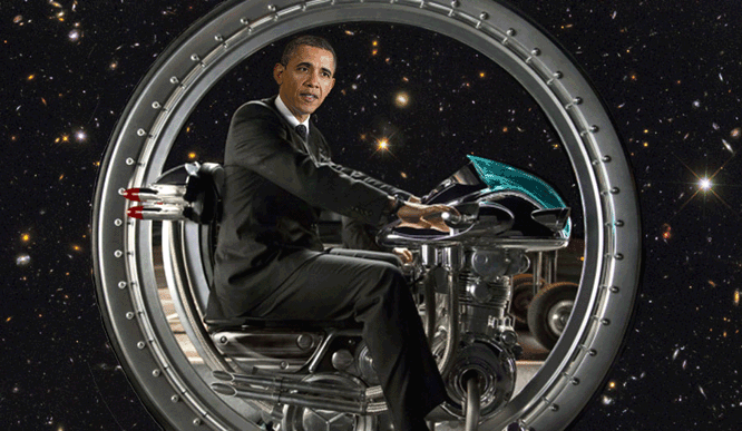 Obama
      Goes Forward!