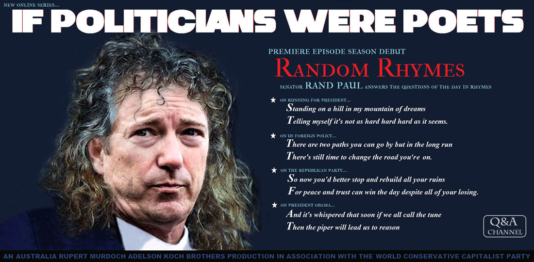 IF POLITICIANS WERE POETS