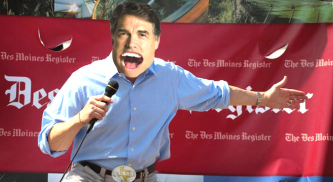 Perry talkin' big bull.