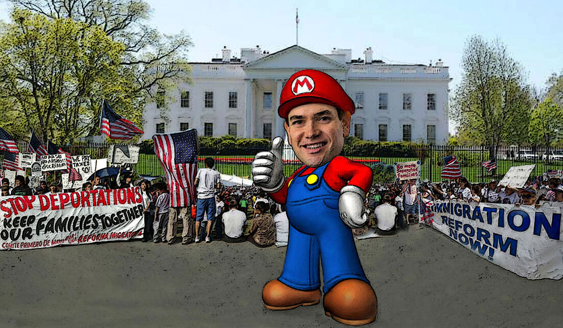 Super Mario Rubio.