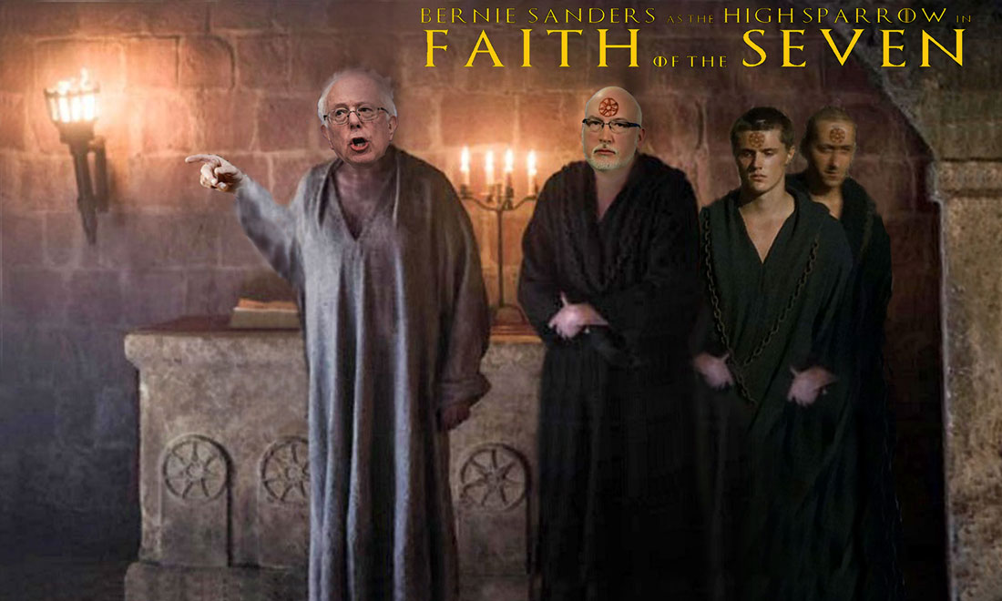 BERNIE SANDERS IN FAITH OF THE SEVEN