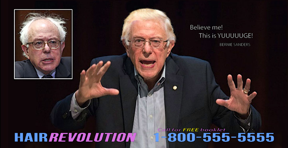 HAIR REVOLUTION  with Bernie Sanders