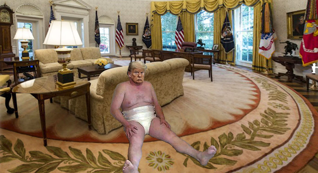 DIAPER DON IN OVAL OFFICE