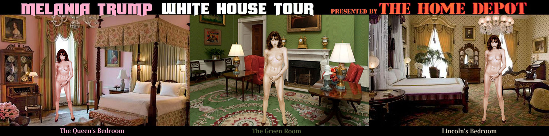 MELANIA TRUMP - WHITE HOUSE TOUR